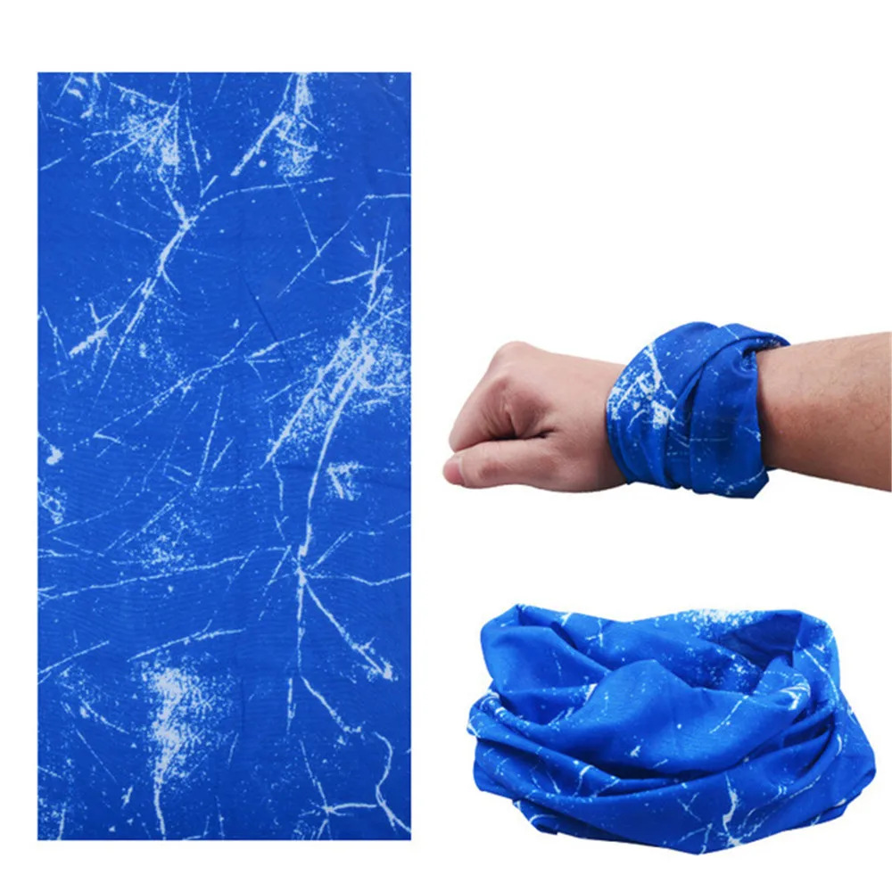 Бандана-бабочка с принтом розовая зеленая фиолетовая для активного отдыха |