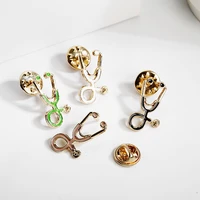 brooch pin cute scarf buckle melody brooches for both men and women enamel pins fashion creative alloy drop oil brooch wholesale