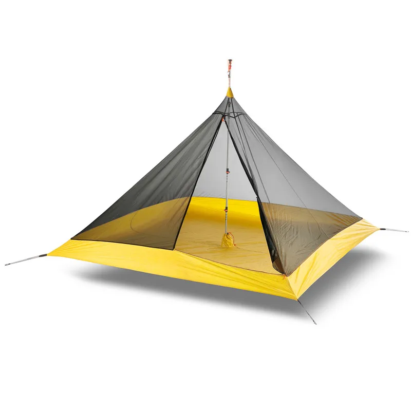 10 человек Сверхлегкий Открытый Кемпинг палатка teepee метание водонепроницаемый палатка Внутренняя палатка Сверхлегкая туристическая палатка - Цвет: 3 seasons Inner tent