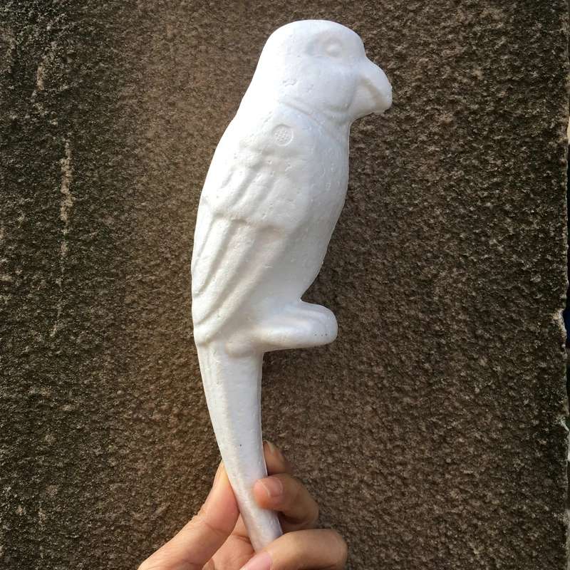 23 см/6 шт. пенопластовый попугай декоративные шарики из полистирола в виде птиц