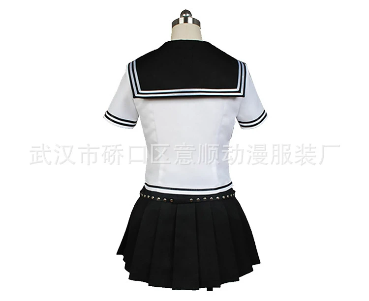 Костюм для косплея из аниме Супер данганронпа 2 миода Ибуки костюм с юбкой на