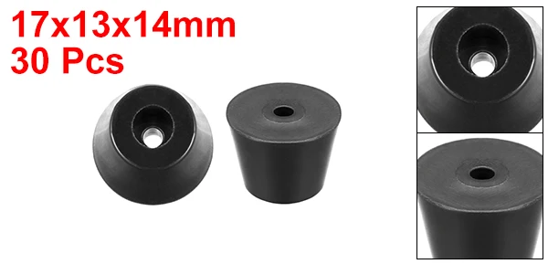 Uxcell резиновые бамперы накладки черный чехол для инструмента Нескользящие ножки