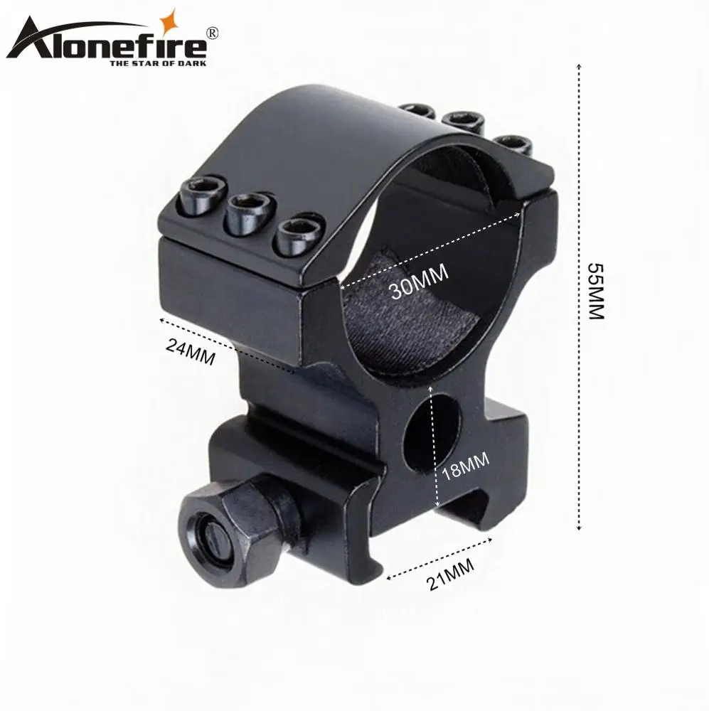 AloneFire M3006 30 мм кольцо Вивер 21 мм Рельс Пикатинни база ласточкин хвост страйкбол винтовка стрелочный пистолет светильник лазерный прицел охотничьи крепления