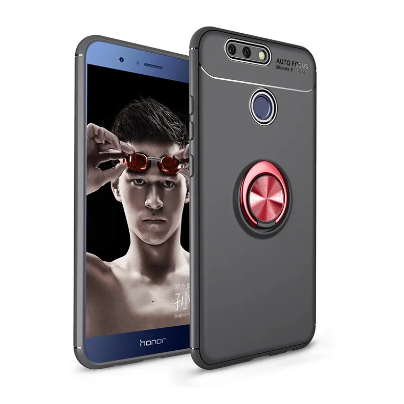 Чехол для huawei Honor 8 Pro, чехол для Honor 8 Pro, чехол для телефона с магнитным кольцом на палец, задняя крышка для huawei Honor V9