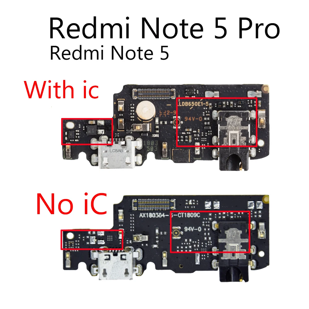 Зарядный порт для Xiaomi Redmi 5A 5 Plus Note Pro док станция гибкий разъем USB зарядное