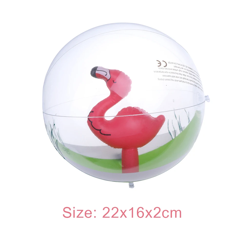 

Inflatable Beach Ball Summer Swimming Pool Floating Balloons Water Toys Flamingo Crab Baby Bathing Toy Pool Accessories
