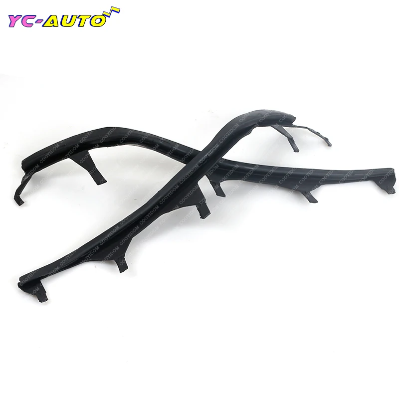 

Car Front Upper Headlight Cover Strips For BMW E46 325i 2002-2005 Trims Headlight Sealing Strip Gasket 63126921859 63126921860