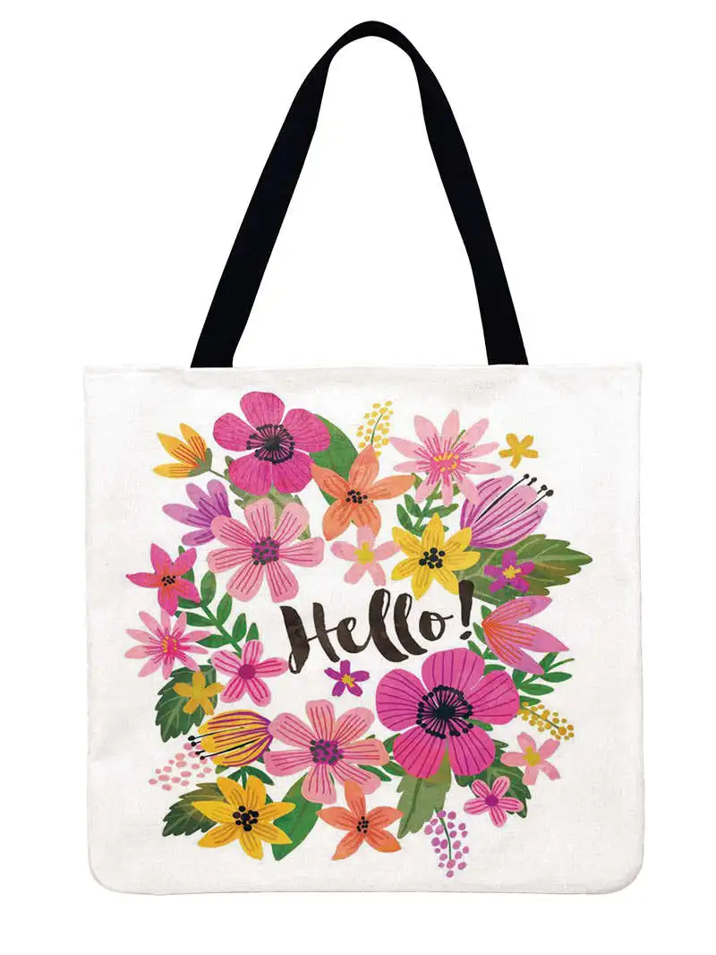 Акварельная сумка-тоут с принтом животных