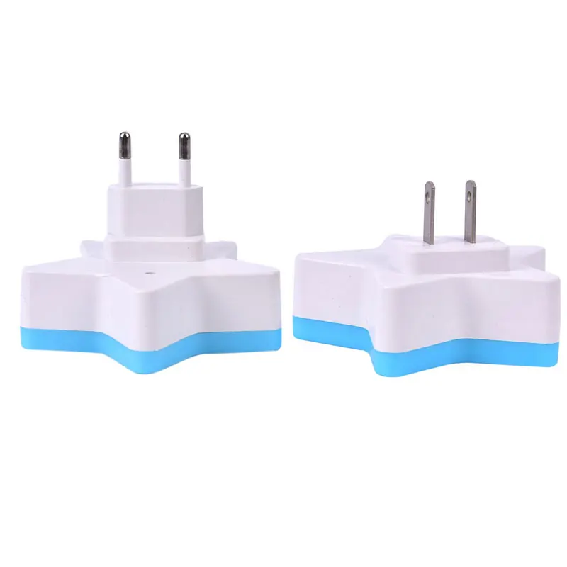 

1PCS LED Plug-in Night Light Light Sensor Controlled LED Lights Star Shaped Lamp