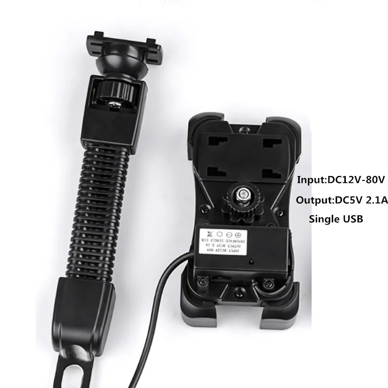 e bicycle motorcycle mobile phone holder charger support smartphone support scooter charger 3 5 7 inch free global shipping