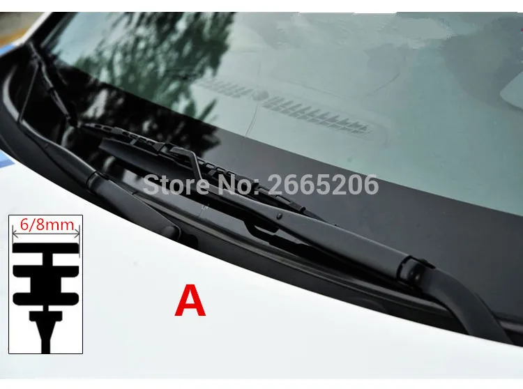 Бесплатная доставка автомобильные стеклоочистители Резиновая полоса щетка