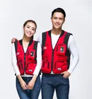 Жилет для фотографий Рыбалка свадьба жилет режиссера жилет красный комбинезон с несколькими карманами печать под заказ