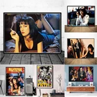 Ретро криминальное художественное изображение, классический фильм квентин тарантино, винтажная живопись, смешная картина на холсте, плакаты, картины для гостиной