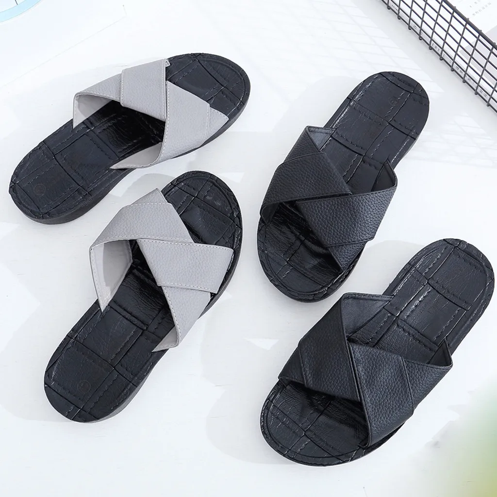 Модные мужские летние тапочки мужская обувь дышащие пляжные спортивные для