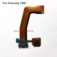 original usb charging dock port flex cable for samsung t800 sm t800 charger plug board with sim card reader holder replacement