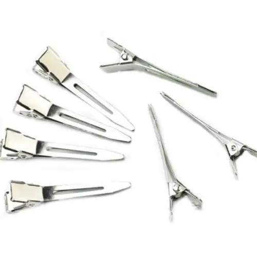 Лидер продаж модные плоские заколки КРОКОДИЛЬЧИКИ для девочек 50 шт. волос сделай