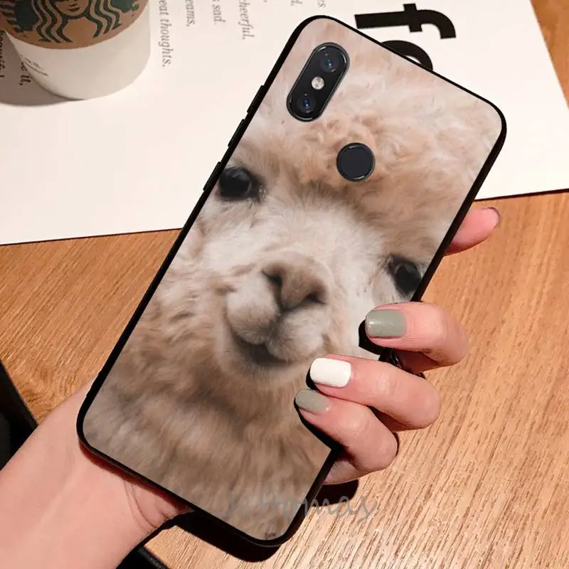 

Animal cute Lama Alpacas Phone Case For Xiaomi Redmi note 7 8 9 t max3 s 10 pro lite coque shell cover funda