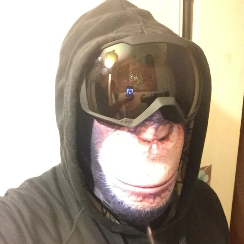 3D животных бесшовная Бандана Маска повязка на голову волка тигра Косплэй уход за