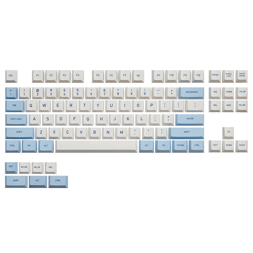 

IDOBAO Вишневый профиль ИК синяя версия KEYCAPS Набор для ID67 80 87 ANSI макет