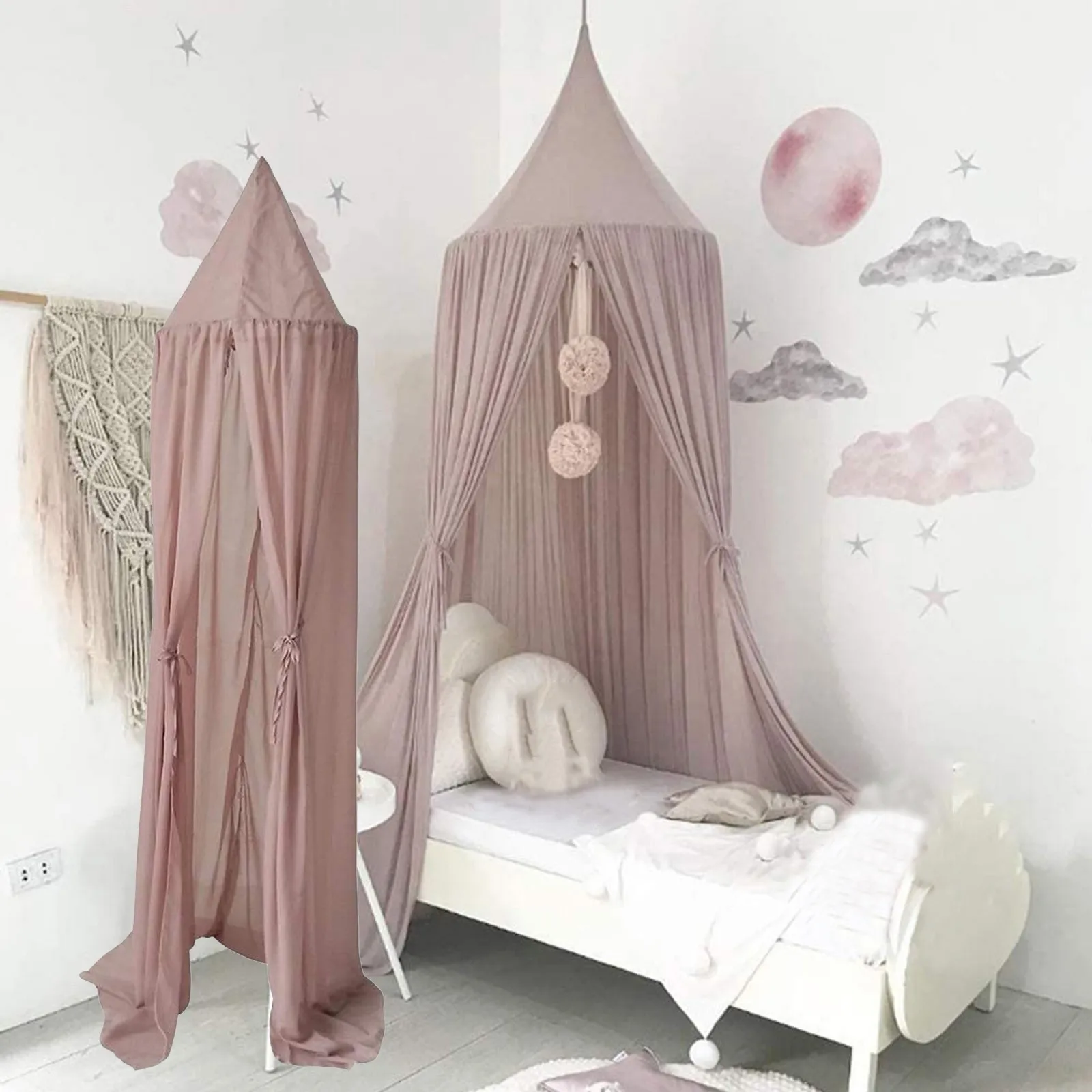 Москитная сетка-занавеска для детской спальни 240 см | Дом и сад