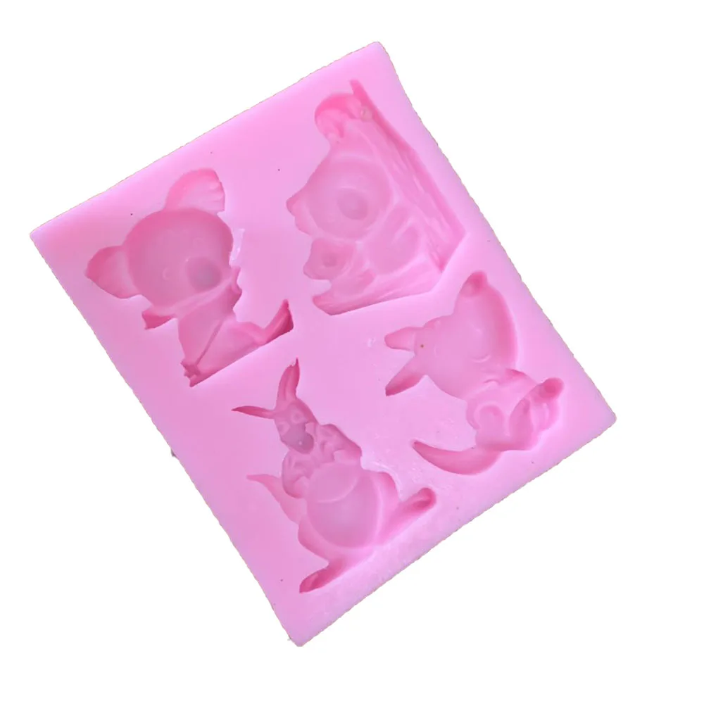 Силиконовые инструменты для выпечки тортов Koala Kangaroo AD016 BKSILICONE | Дом и сад