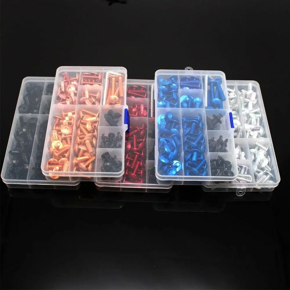 

Motorcycle Fairing Bolts Screw Spring Bolts For SUZUKI SV650 GSX-R600 GSXR600 One Set