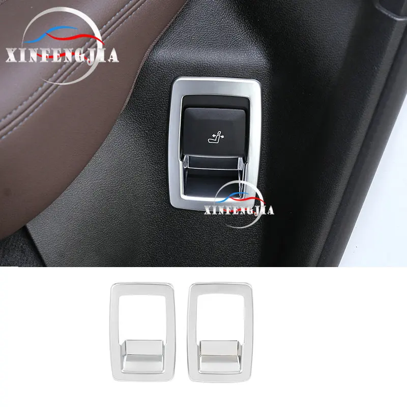 

2 шт., хромированные задние сиденья из АБС-пластика для BMW X3 G01 18-19 X4 G02 2019