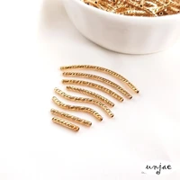 custom color 14k gold clad faceted thread elbow straight pipe s pipe hand diy jewelry accessories necklace bracelet material