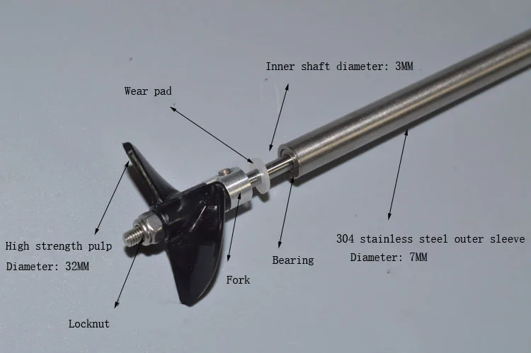 3 мм Приводной вал и весло &amp универсальная сборка комплект изменить Запчасти для