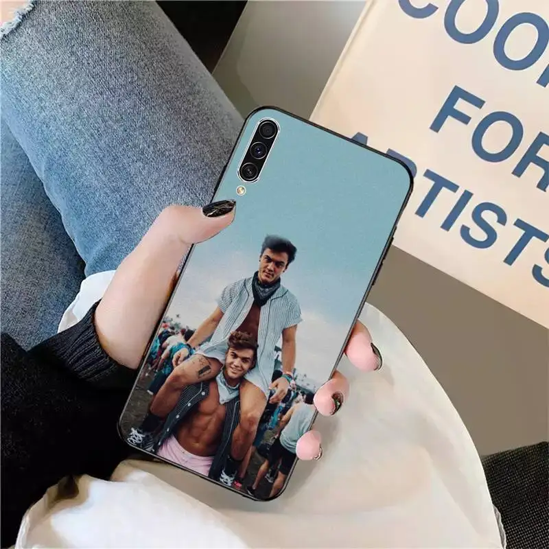 

Dolan Twins American singer Phone Case For Samsung galaxy A S note 10 7 8 9 20 30 31 40 50 51 70 71 21 s ultra plus