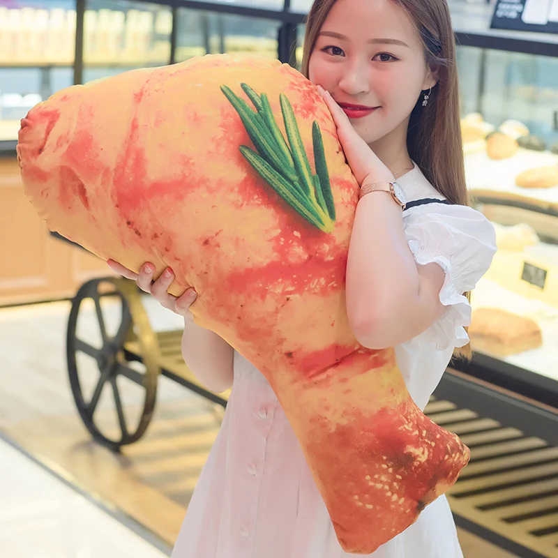 

50/70/90CM Simulation Food Real Life Style Chicken Leg Toy Chick Wing Drumstick Pillow Cushion Lifelike Kids Birthday Gift