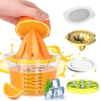 manual juicer 5 in 1 multifunctional citrus juicer anti slip fruit squeezer kitchen tool