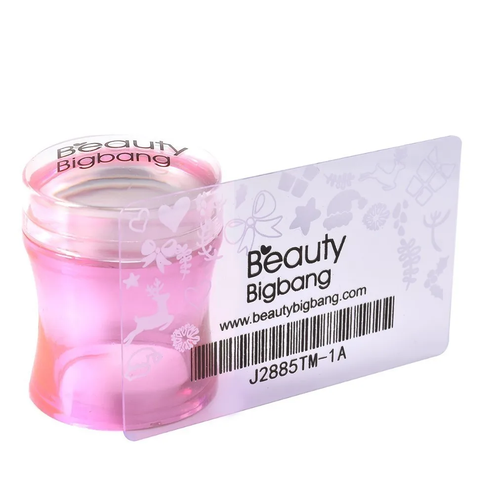 Наборы для стемпинга BeautyBigBang пластиковая силиконовая головка скребок дизайна
