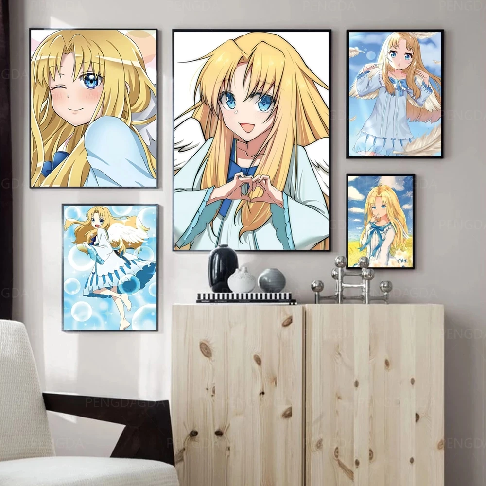 

Canvas HD Prints Painting Japanese Animation Wall Art Posters Modern Home Decor Cartoon Girl Modular Pictures For Living Room