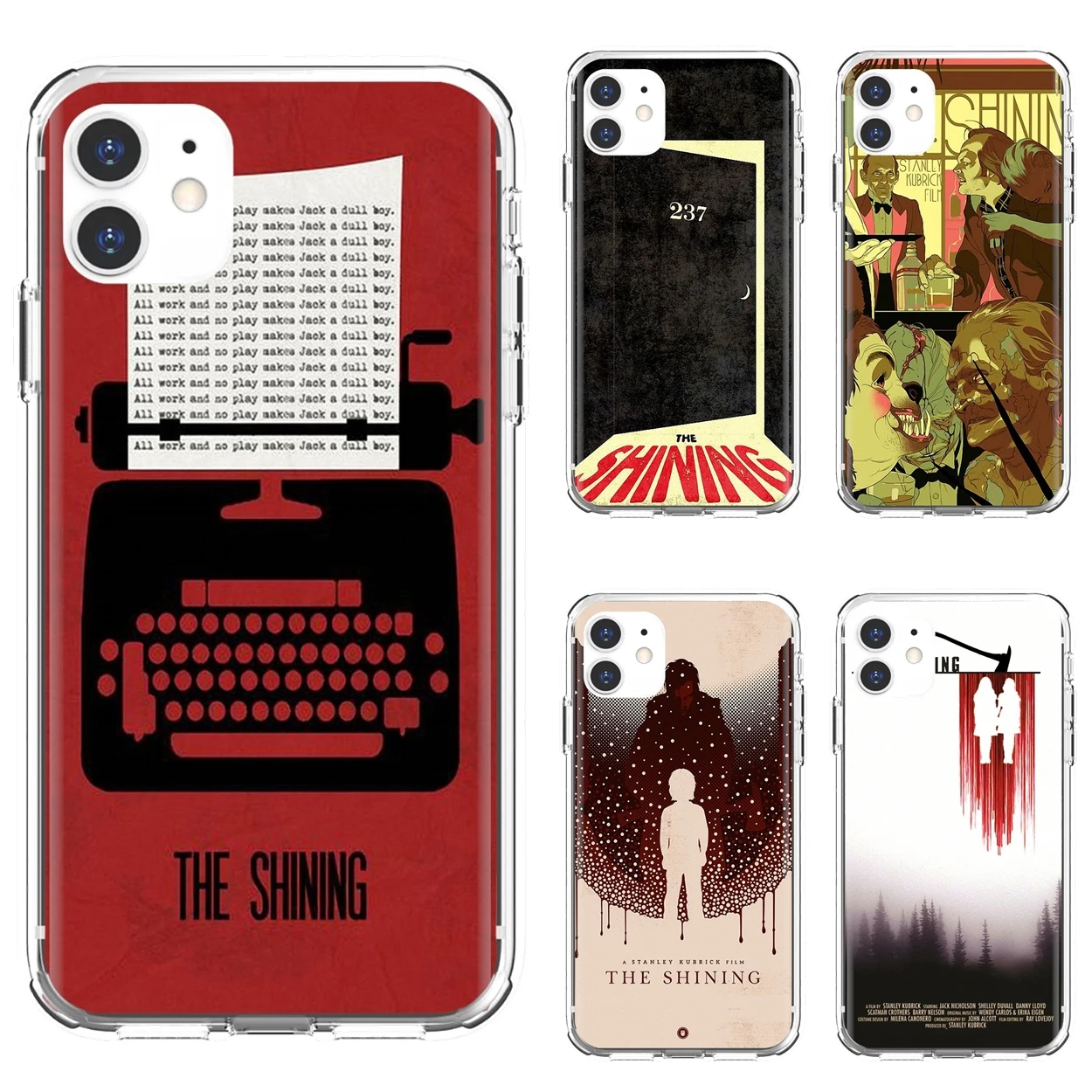 

For Apple iPhone 10 11 12 Pro Mini 4S 5S SE 5C 6 6S 7 8 X XR XS Plus Max 2020 Case The-Shining-Stanley-Kubrick-Movie-Poster