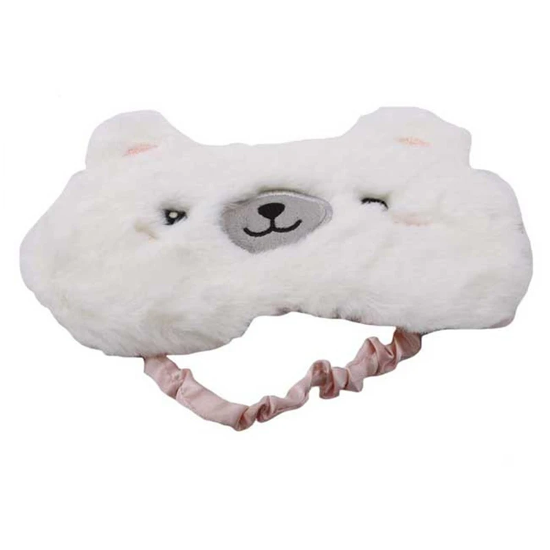 1 шт. милая маска для сна с изображением животных повязка на глаза Рождественский