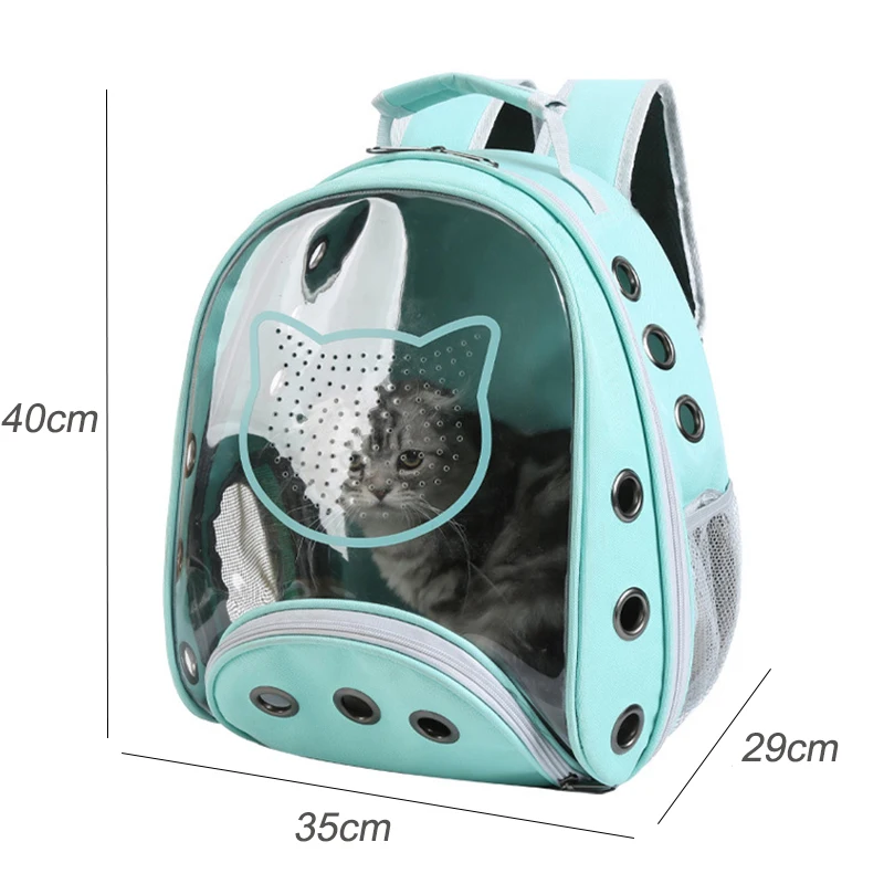 

Free Shipping Pet Cat Carrier Backpack with Window Breathable Portable Outdoor Travel Bag for Cat Dog Transparent Space Capsule