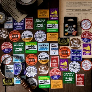 : Mohamm 45 шт Бакалея клуб серии наклейки украшения Скрапбукинг Бумага Творческий Канцелярские Товары для школы поставки