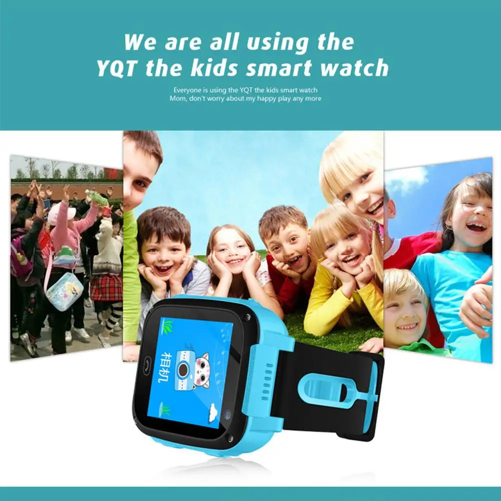 anti lost kids safe gps tracker sos call gsm smart watch phone for android ios low power alarm sos emergency alarm lighting free global shipping