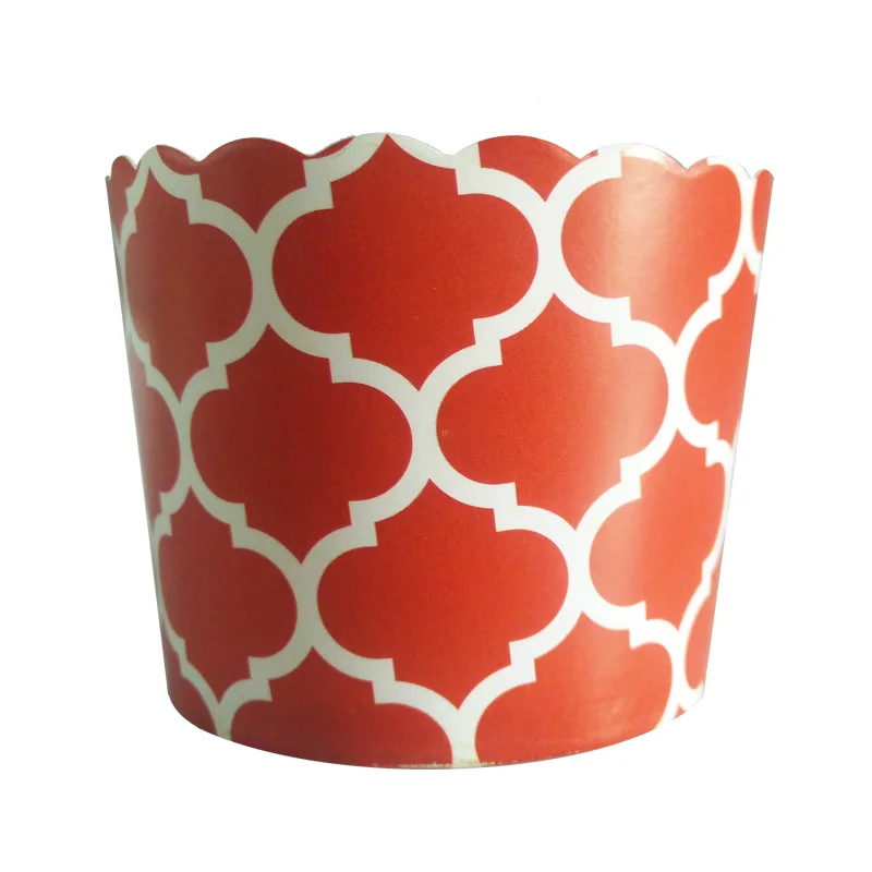 50 шт. бумажные обертки для капкейков в белый горошек | Дом и сад