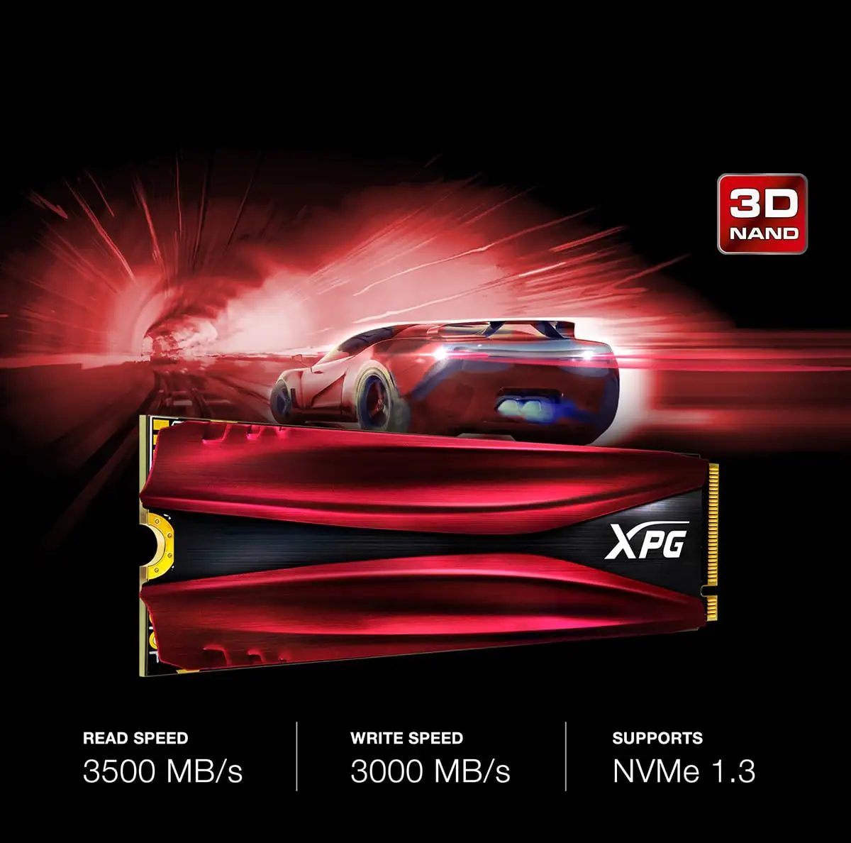 ADATA XPG GAMMIX S11 Pro M2 SSD NVMe 2 ТБ M.2 2280 PCIe Внутренний твердотельный накопитель для
