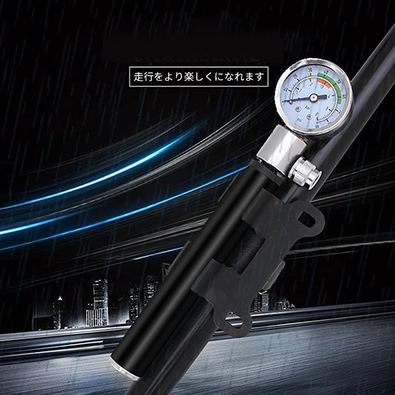 Велосипедный насос портативный высокого давления для горных велосипедов