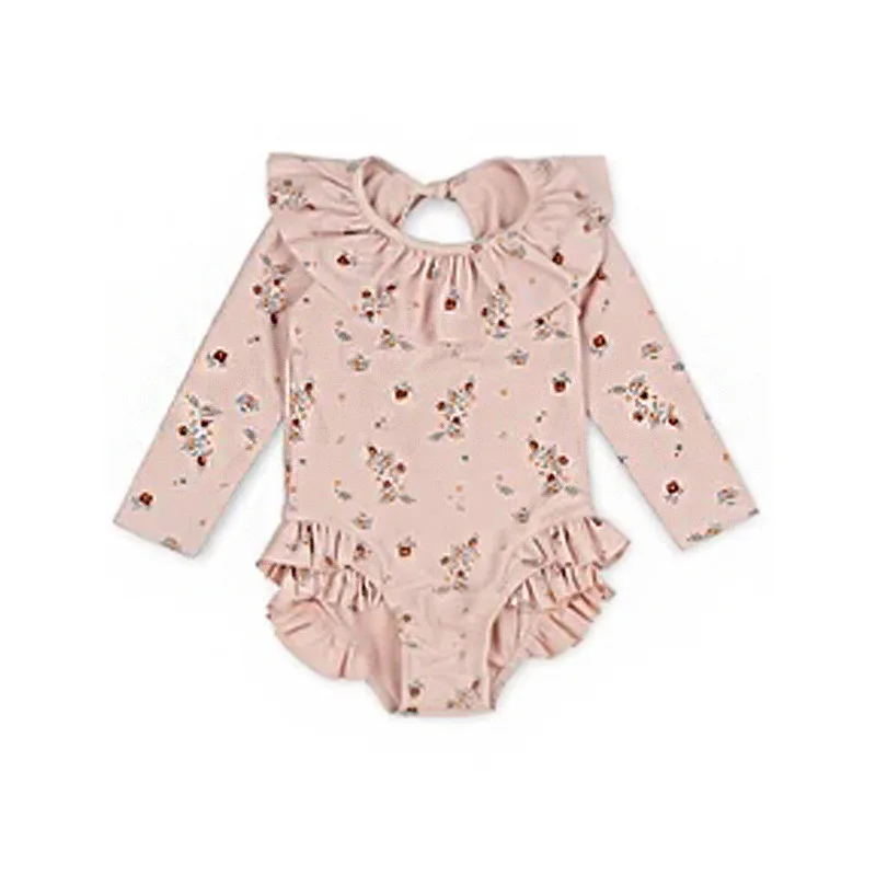

Children's Swimwear New Products Girls Anti-ultraviolet Lace One-piece Sling Swimsuit Children's Wear Kids Clothes