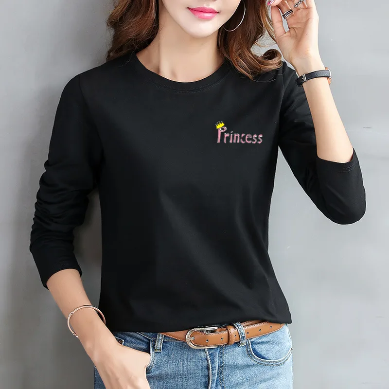 

Женский Свободный Топ с длинным рукавом, цвет белый