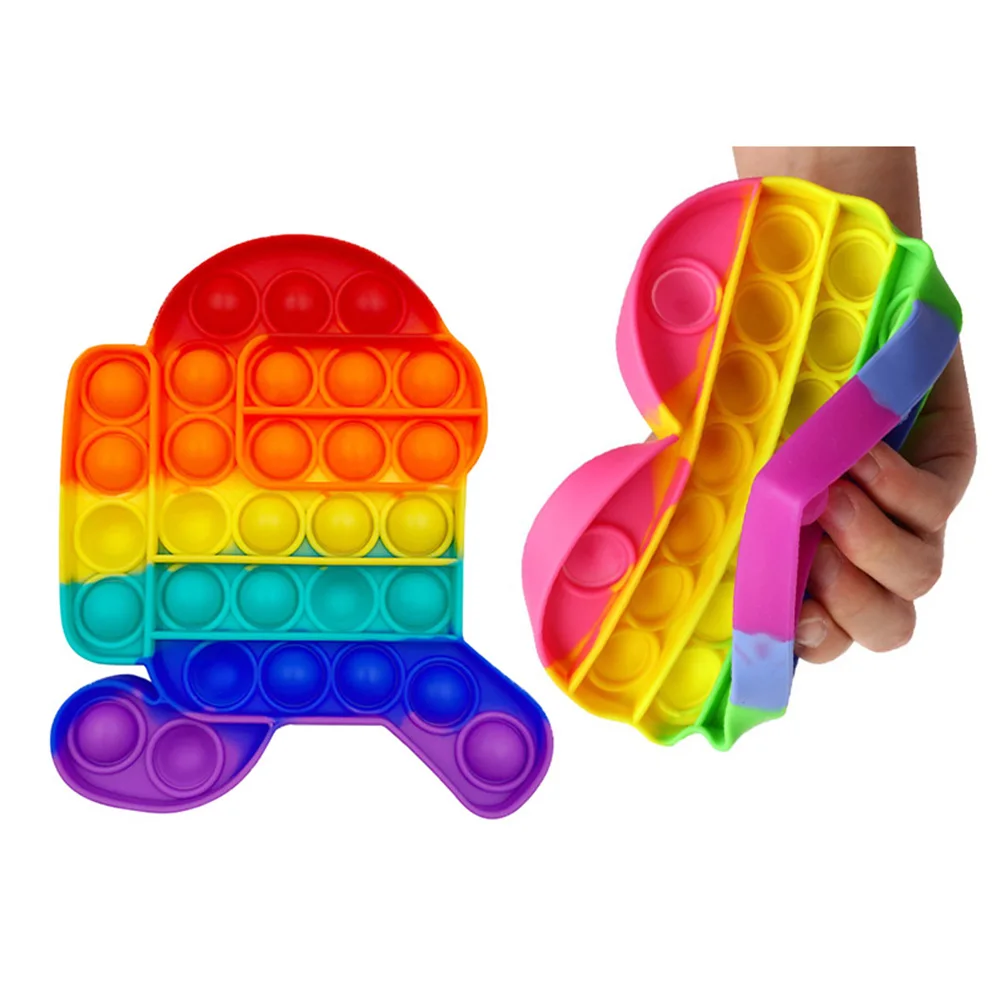 

Among in Us Pop Bubble Toy Sensory Autism Squishy Stress Relief Toys Adult Child Funny Anti-Stress Push It Fidget Reliver Stress