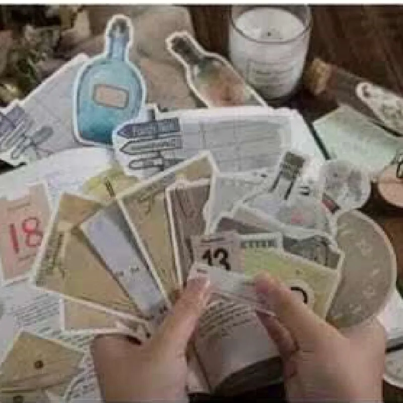 

30Sheets/Pack Vintage Note Paper Pack Retro Decoration Stationery Supplies DIY Diary Journal Label Scrapbooking Material Paper