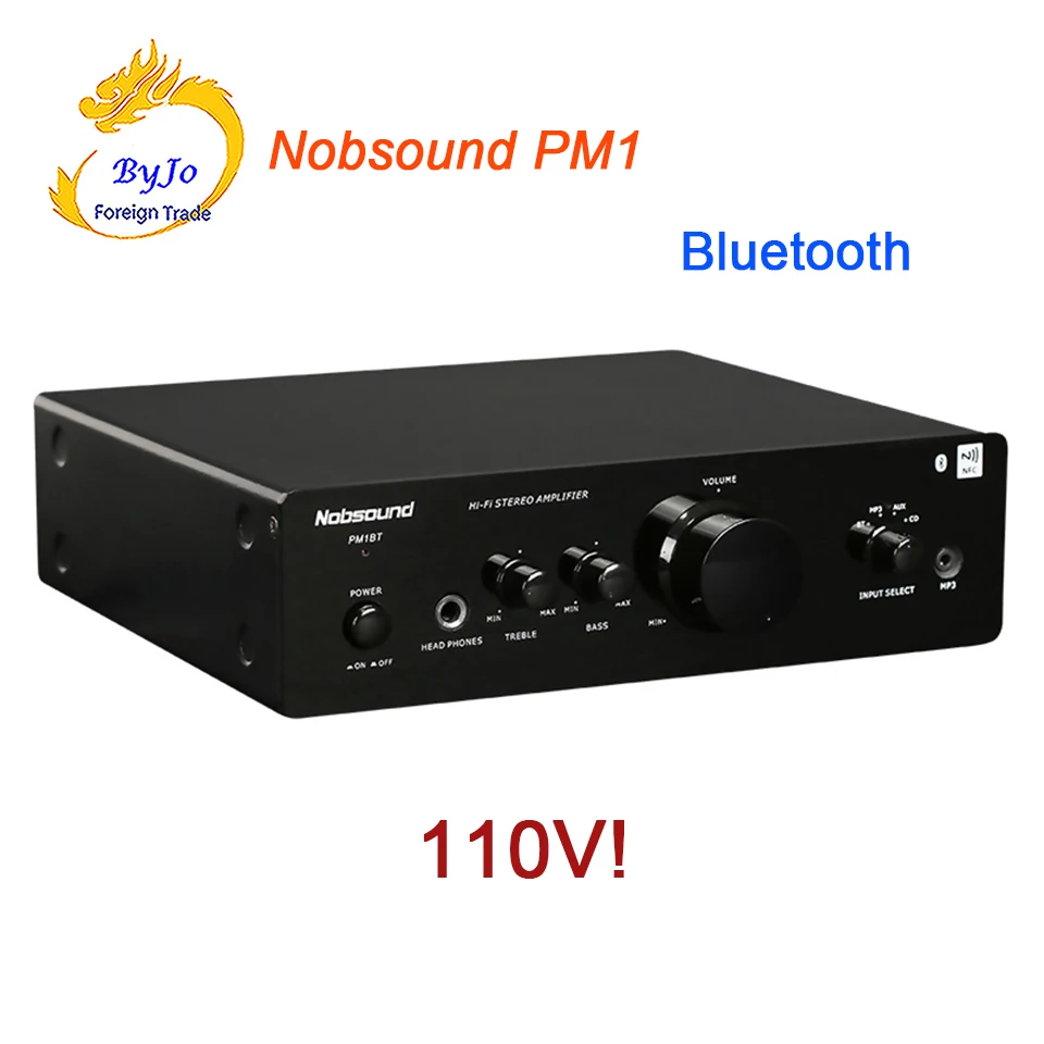Nobsound PM1 hifi bluetooth NFC Усилитель 20 Вт + BT или без две версии 110 В усилитель мощности |