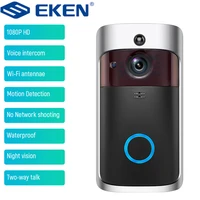 eken v5 video doorbell wireless wifi ir security camera home monitor night vision intercom fsdoor bell