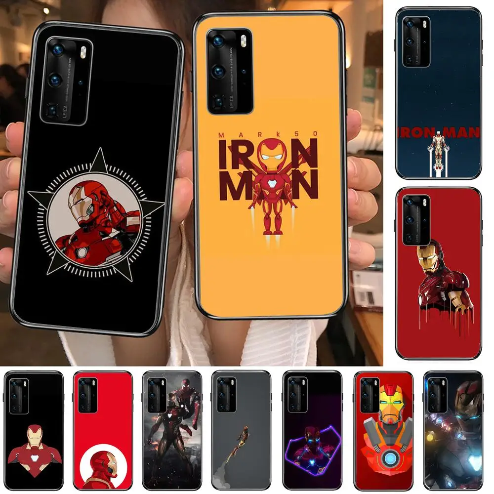 2021 с героями комиксов Марвел дизайн Железный человек чехол для телефона Huawei P 40 30