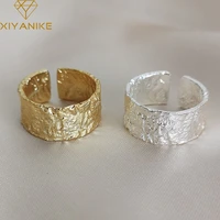xiyanike prevent allergy 925 sterling silver wedding rings new creative geometric handmade anillo accessories jewelry gifts